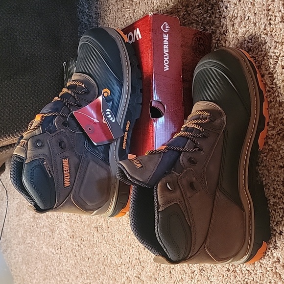 Worn Once Men's Wolverine Size 11 M Steel Toe Work boot - Picture 5 of 5